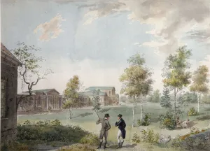Main house of the Urban Estate of Count Alexei Kirillovich Razumovsky in Moscow, Early 1800s. Artist: Ivanov, Ivan Alexeyevich (1779-1848)