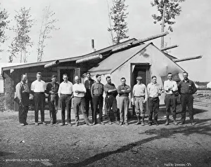 Alaska Prints: Main office of A.E.C. 1916. Creator: Unknown