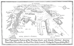 Climate Prints: Main Physiographic Features of the Mackay Glacier and Granite Harbour, 1913