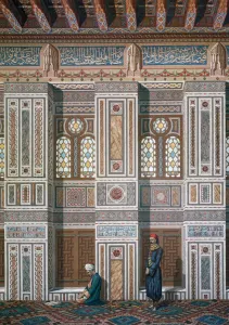 Images Dated 9th February 2007: Main Room, Mosque of Ahmed el-Bordeyny, 19th century. Artist: Emile Prisse D Avennes