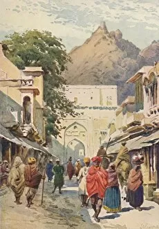 Ah Hallam Murray Gallery: The Main Street of Alwar, c1880 (1905). Artist: Alexander Henry Hallam Murray