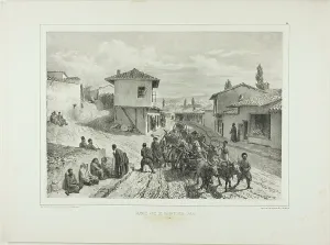 Crimean Prints: The Main Street of Baghtcheh-Saraï