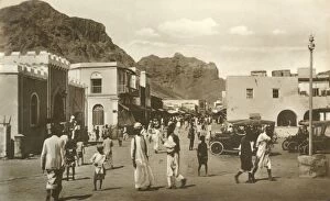 Middle Eastern Collection: Main Street, Crater, Aden, c1918-c1939. Creator: Unknown