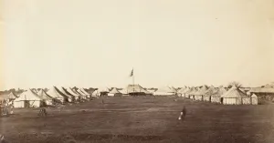 Main Street, Governor Generals Camp, 1859. Creator: Unknown