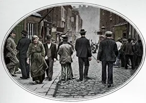 Migration Prints: Main street of the Italian community, Clerkenwell, London, c1900 (1901)