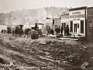 Expansion Prints: Main Street, Manhattan, Nevada, early 1900s
