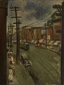 Main Street Gallery: Main Street, Montreal, 1928. Creator: Louis Wiesenberg