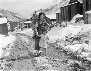 Colliery Prints: Main street, Utah coal town, Consumers, near Price, Utah, 1936. Creator: Dorothea Lange
