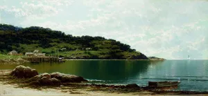 Marine Art Prints: Along the Maine Coast (image 1 of 2), c1885. Creator: Alfred Thompson Bricher