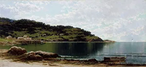 Along the Maine Coast (image 2 of 2), c1885. Creator: Alfred Thompson Bricher