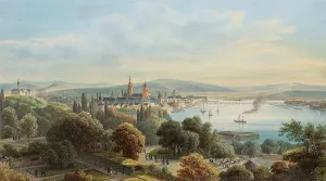 Rhine Prints: Mainz (Large View from the South)