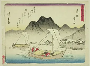 Maisaka Prints: Maisaka: The Ferry at Imagiri (Maisaka)