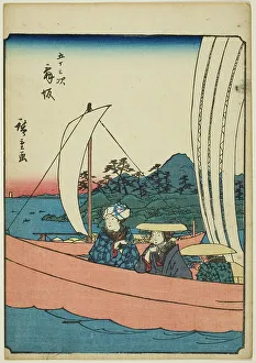 Maisaka Prints: Maisaka, from the series Fifty-three Stations [of the Tokaido] (Gojusan tsugi)