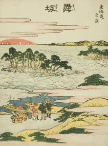 Maisaka, from the series Fifty-three Stations of the Tokaido (Tokaido gojusan tsugi)