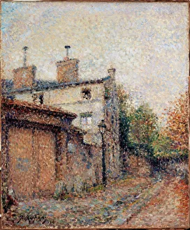 Honore Balssa Prints: Maison de Balzac, rue Berton, in Passy, 1916. Creator: Georges Aufray