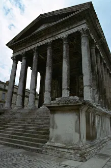 Maison Carree, the only intact Roman temple, 1st century BC