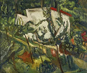 Belarus Gallery: Maison de Clamart, c. 1918. Artist: Soutine, Chaim (1893-1943)
