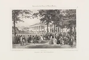 Maison de Conversation (Conversation House), Baden-Baden, c. 1840. Creator: Jacottet, Jean (1806-1880)