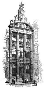 Samuel Read Prints: Maison des Brasseurs, Brussels, 1872. Creator: Unknown