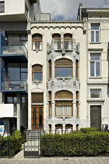 Window Frame Prints: Maison du Lietenant Jean Delannoy, 120 Av. De Tervueren, (1906), c2014-2017. Artist