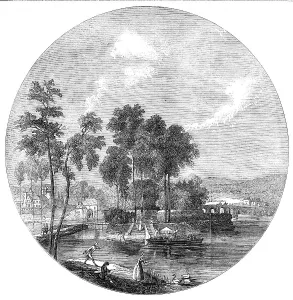 Chateau De St Cloud Prints: The Maison de Gondi, the Original Palace of St