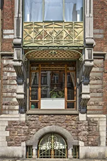 Sgraffito Prints: Maison Hankar, 71 Rue Defacqz, Brussels, Belgium, c2014-2017. Artist: Alan John Ainsworth