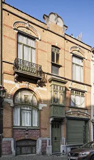 Paintwork Prints: Maison Langbehn, 90-92 Rue Renkin, (1901), c2014-2017. Artist: Alan John Ainsworth