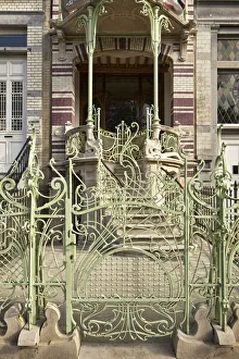 Ambiorix Square Prints: Maison St. Cyr, 11 Square Ambiorix, Brussels, Belgium, (1900), c2014-2017. Artist