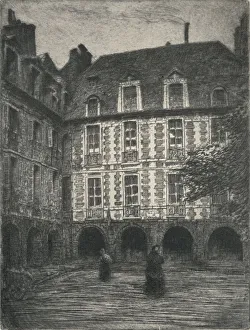 Place Des Vosges Prints: Maison de Victor Hugo, Places des Vosges, 1915. Artist: George T Plowman