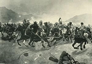 Anglo Afghan War Gallery: Maiwand - Saving the Guns, (1901). Creator: Unknown