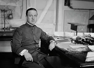 Us Army Prints: Maj. Jas. A. Blair Jr. 1918. Creator: Bain News Service