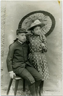 Maja and Albert Einstein, ca 1893