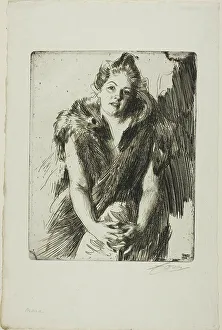 Maja von Heijne, 1900. Creator: Anders Leonard Zorn