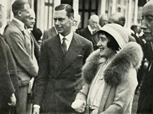 Bowes Lyon Prints: Their Majesties at the Royal Agricultural Show, Southampton, 1932, 1937. Creator: Unknown