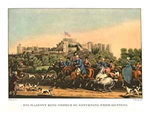 Foxhunting Collection: His Majesty King George III Returning from Hunting, early-mid 19th century, (c1955)