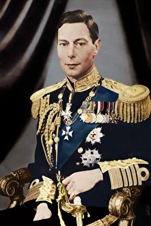George Vi Prints: His Majesty King George VI, c1936. Artist: Captain P North