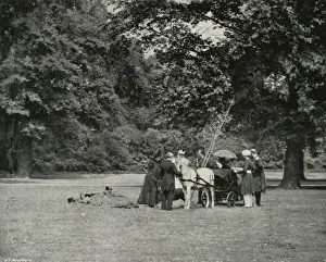 Hn King Prints: Her Majesty Planting a Tree in the Grounds of Buckingham Palace as a Memorial of the Jubilee