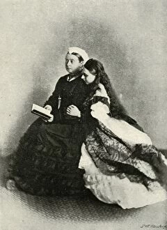 Her Majesty with the Princess Beatrice, April 1871, (c1897). Artist: E&S Woodbury