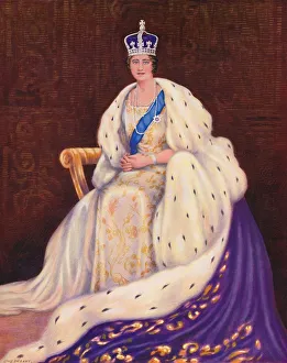 Daily Express Prints: Her Majesty the Queen, 1937. Artist: Louis Dezart