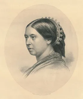 Her Majesty the Queen, c1860s. Creator: William Holl