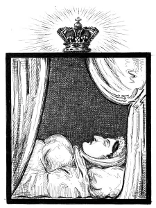 Her Majesty Queen Caroline as she appeared a few hours after her decease, c1821 Her Majesty Queen Caroline as she appeared a few hours after her decease, c1821