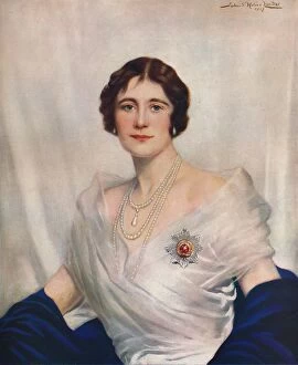 Elizabeth Angela Margu Gallery: Her Majesty Queen Elizabeth, 1937. Artist: John Saint-Helier Lander