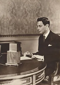 Odhams Press Prints: His Majesty Speaks to His Empire, 1937. Artist: BBC