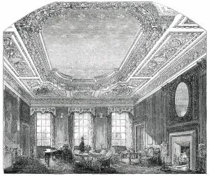 Grand Piano Prints: Her Majesty's Apartment at Holyrood, 1850. Creator: Unknown