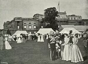 Maxwell Gallery: Her Majestys Garden Party: Indian Visitors, (c1897). Artists: E&S Woodbury, Lucien Davis