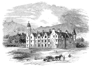 Balmoral Aberdeenshire Scotland Prints: Her Majesty's New Castle of Balmoral, 1854. Creator: Unknown