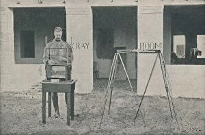 Major Battersby using the Localizing Apparatus, c1890, (1910)