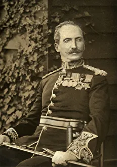 Elliott And Prints: Major-General A. Fitzroy Hart, C. B. 1900. Creator: Elliott & Fry
