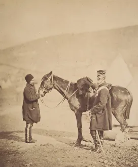 Crimea Ukraine Prints: Major General A. H. King, 1855. Creator: Roger Fenton