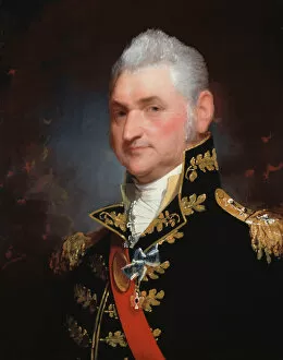 Epaulette Gallery: Major-General Henry Dearborn, 1812. Creator: Gilbert Stuart